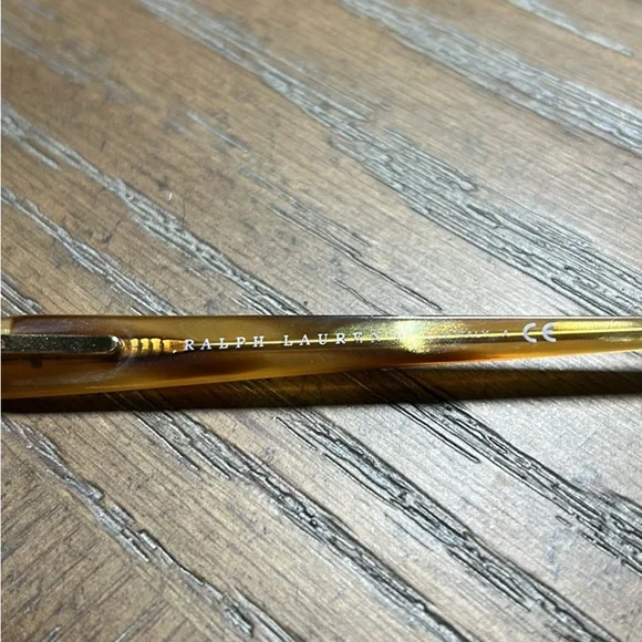 Ralph Lauren Black and Brown Rectangular Glasses - Picture 2 of 2